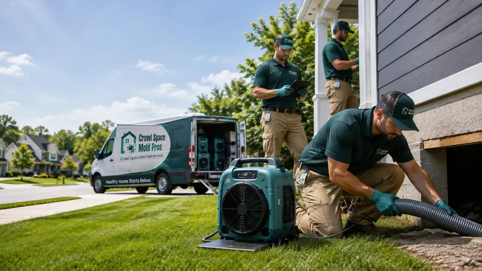 Crawl Space Mold Removal in Donnybrook, ND